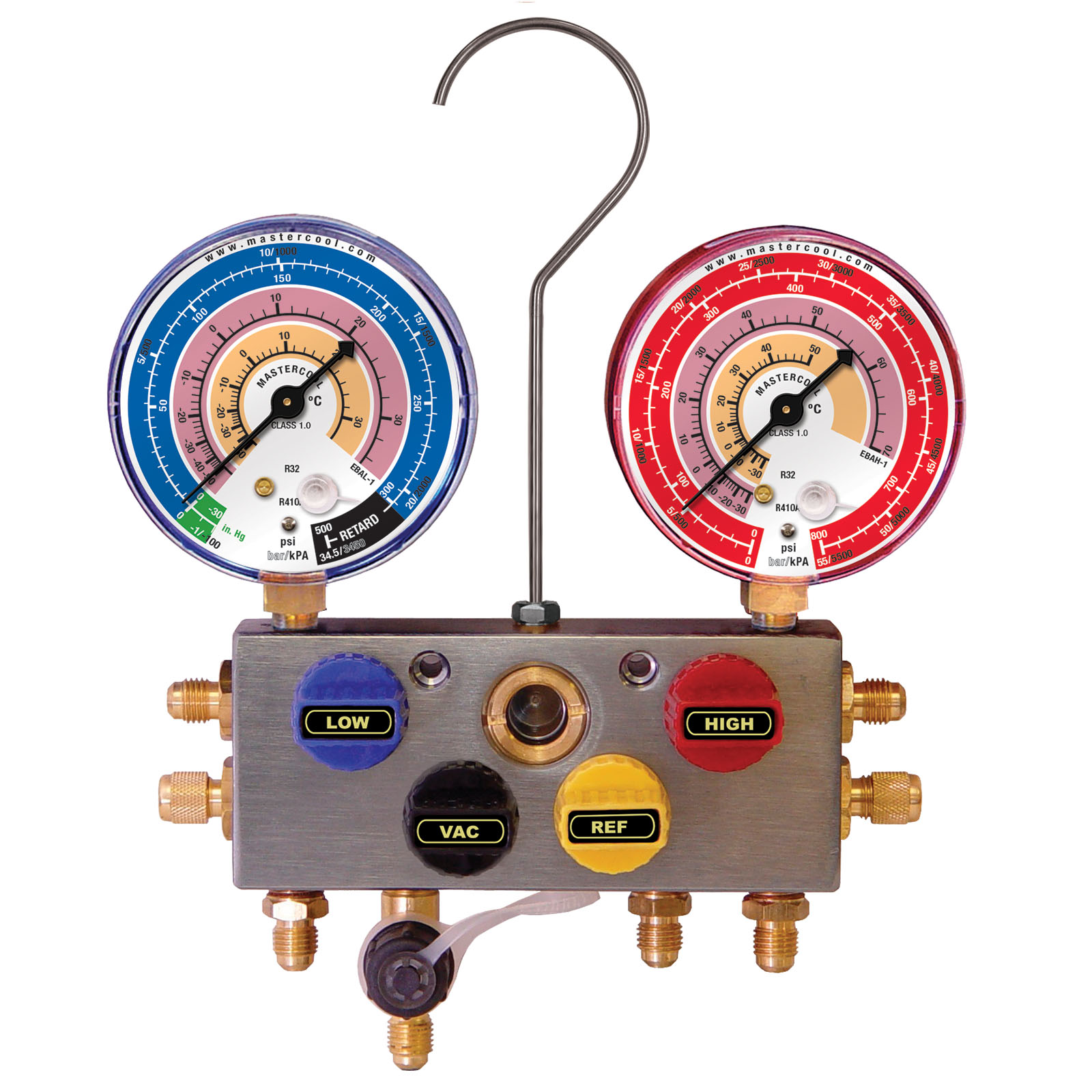 Monteurhilfe Klimaanlage R410A R22 R404A HVAC A/C Schläuche Manometer Pumpe Kit 