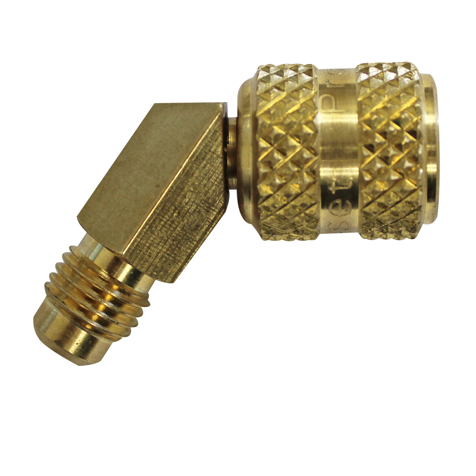joyMerit Brass W21 To 1/4 SAE Air Conditioner Adapter Vacuum Pump Adapter Fitting 