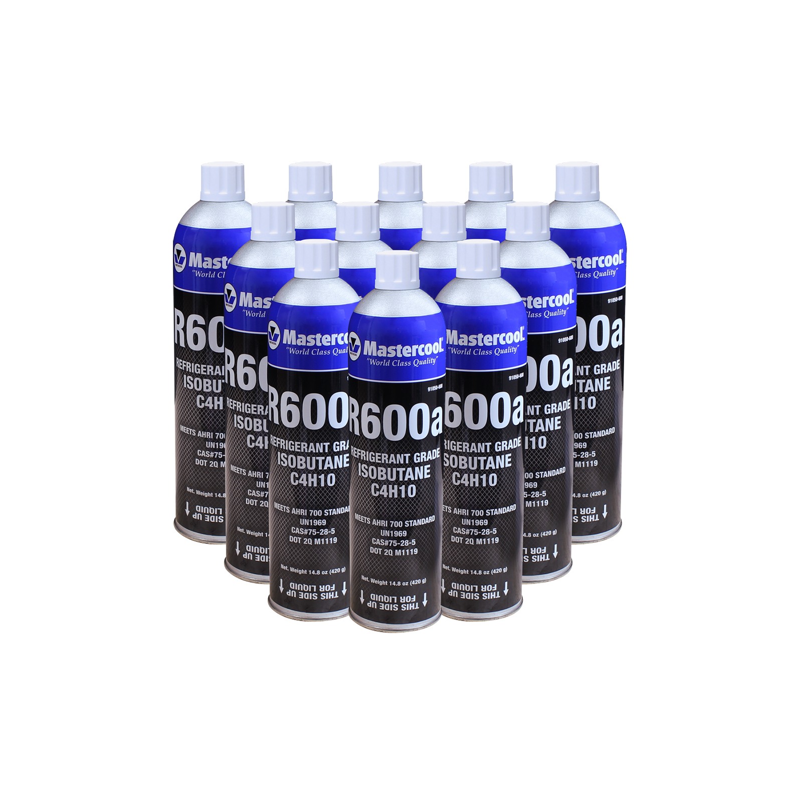 Hydrocarbon refrigerant R600A disposable canisters