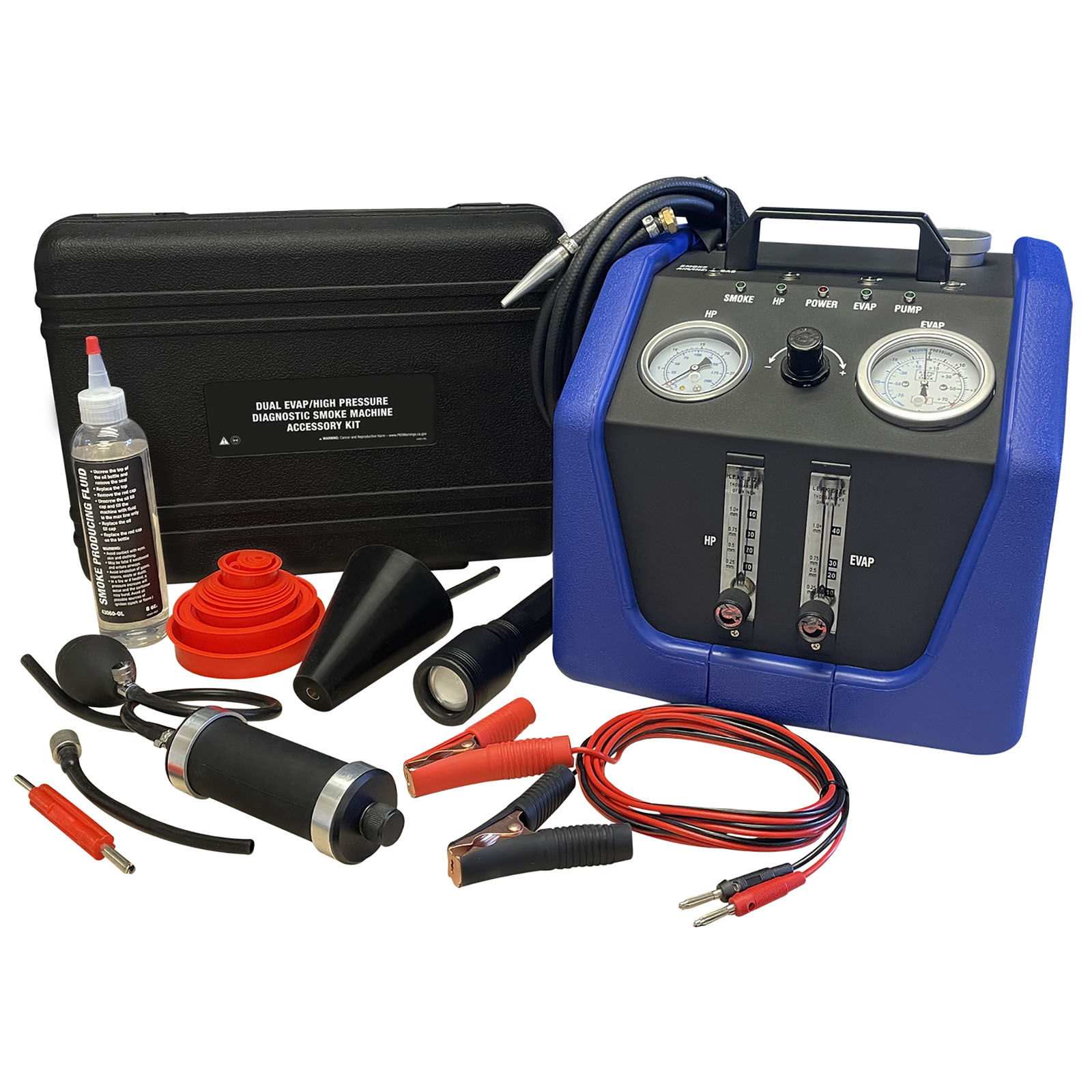 Car EVAP Smoke Machine Exhaust Vacuum Intake Boot Cone Universal Adapter Tool 