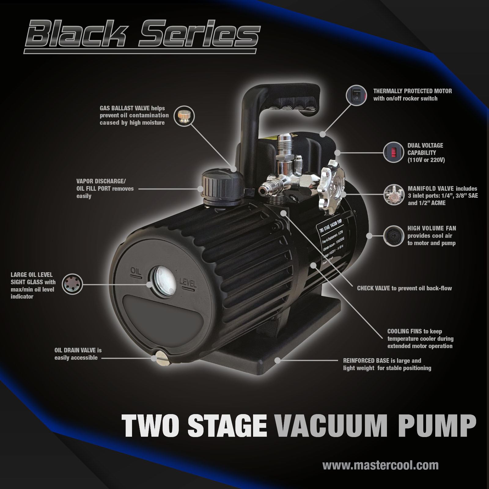  Kit de bomba de vacío de 220V 150W con tubo de